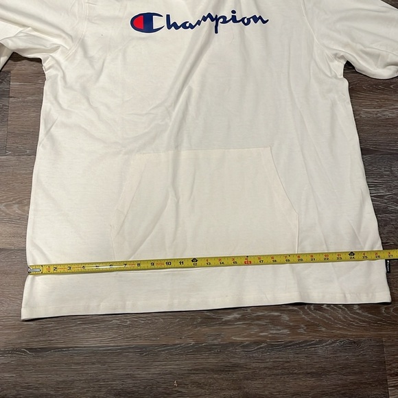 REDUCED PRICE 🆕 Champion Midweight Jersey Hoodie White XL - Picture 14 of 15